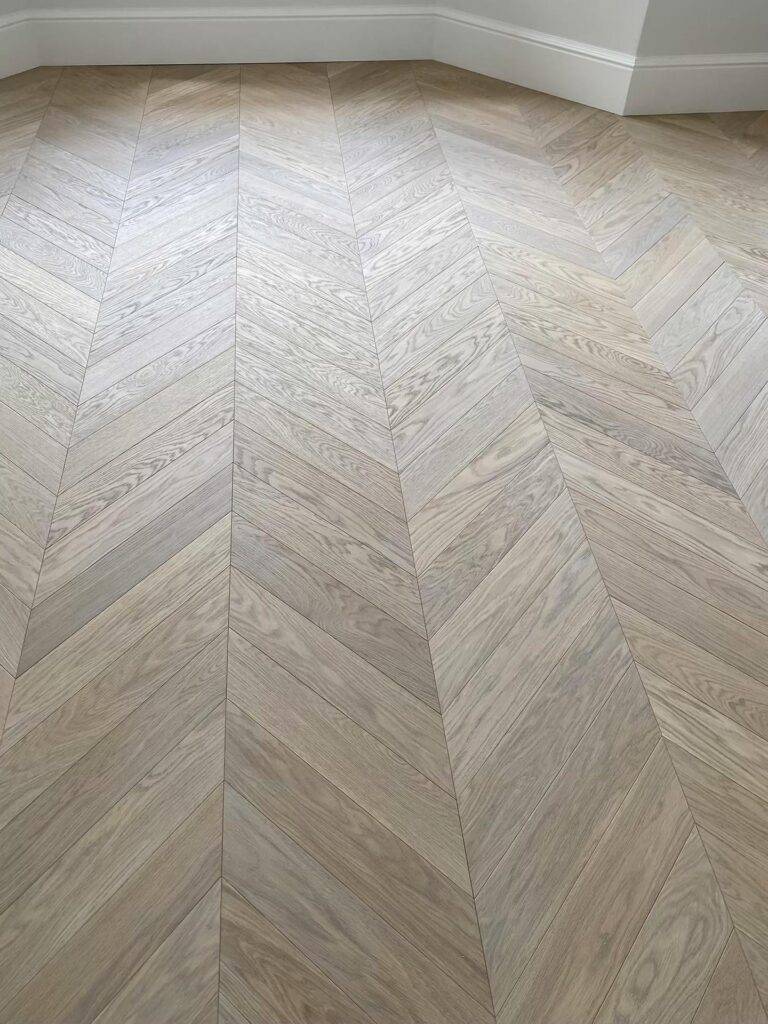 Light Grey Chevron Install