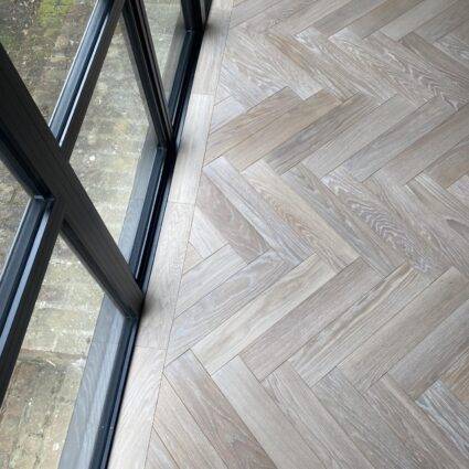 Cotton White Border Installation